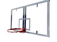 Баскетбольный щит игровой 1800х1050 мм, закаленное стекло 10 мм