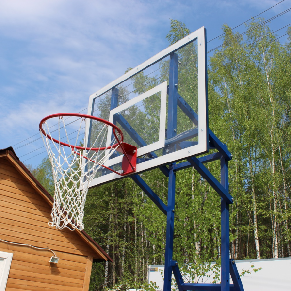 Баскетбольный щит тренировочный 1200х900 мм, оргстекло 10 мм фото
